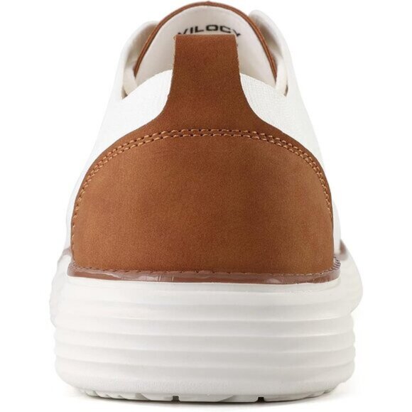 🆕VILOCY Men's White Casual Dress Oxfords Business Mesh Breathable Sneakers - Picture 9 of 13
